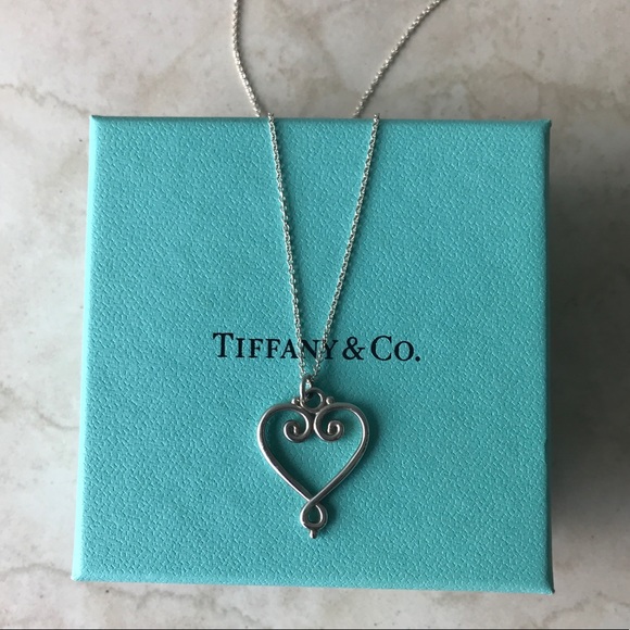 Tiffany & Co. Jewelry - Tiffany and Co Heart Necklace